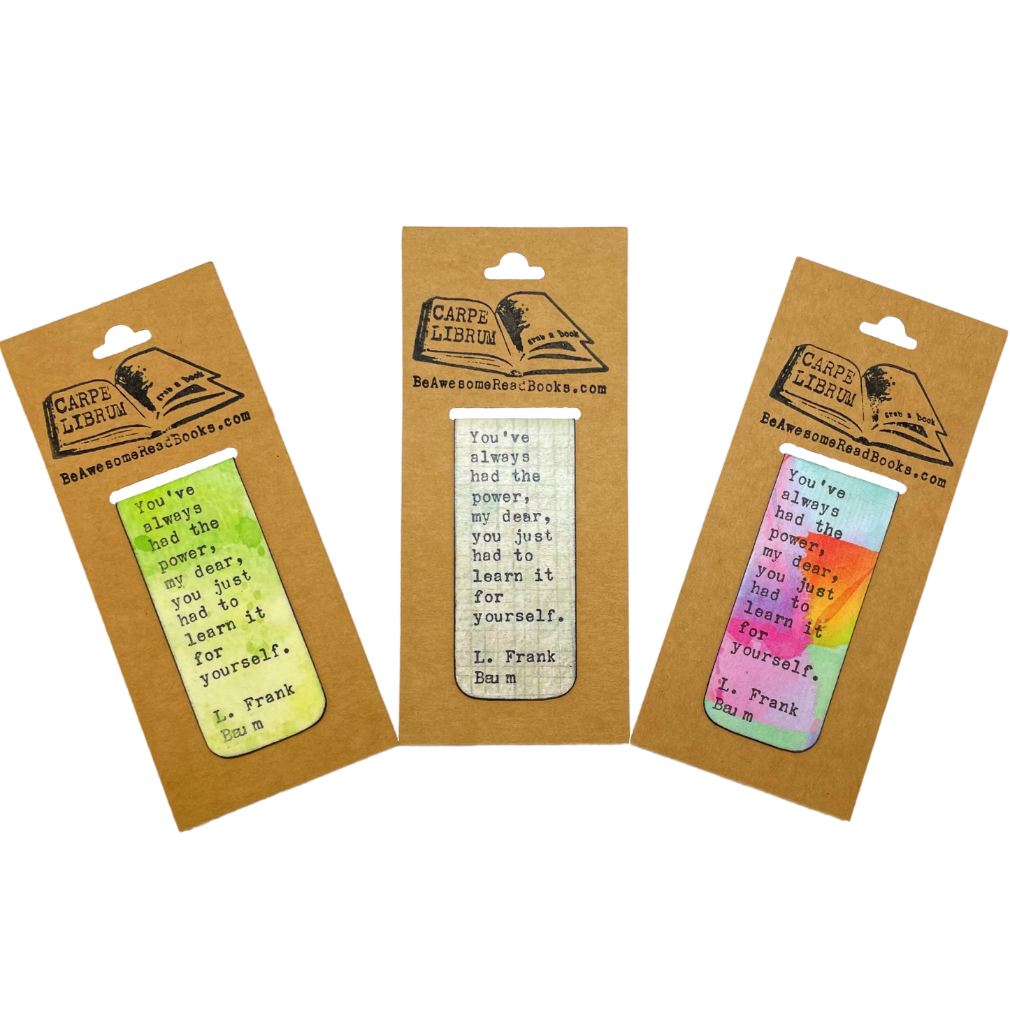 You've Always Had the Power (Wizard of Oz) Quote Single Magnetic Bookmark