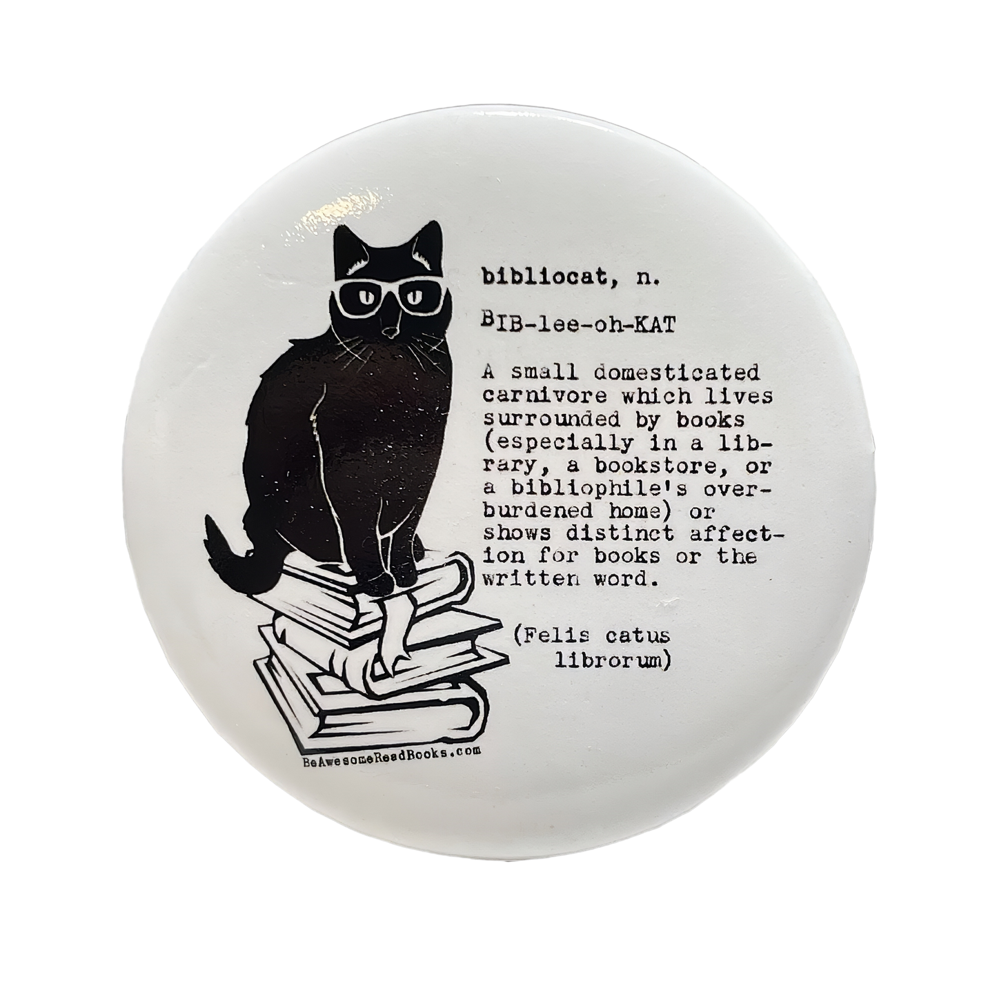 Bibliocat Button