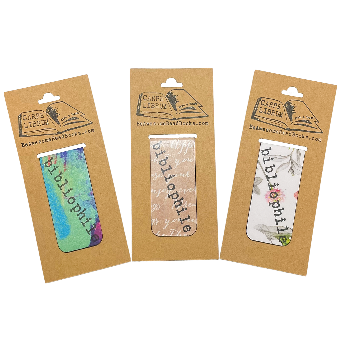 Bibliophile Single Magnetic Bookmark
