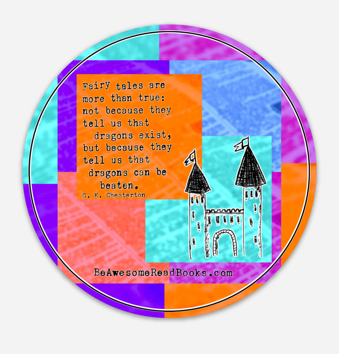 Fairy Tales Round Sticker