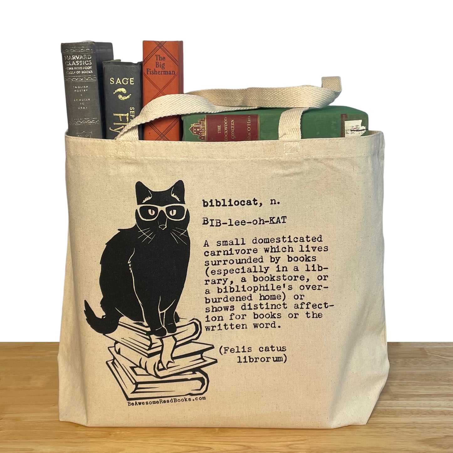 Bibliocat Book Tote