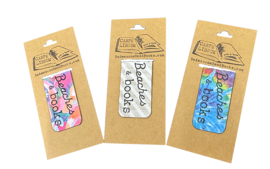 *New* 🏖️📖Beaches & Books Single Magnetic Bookmark