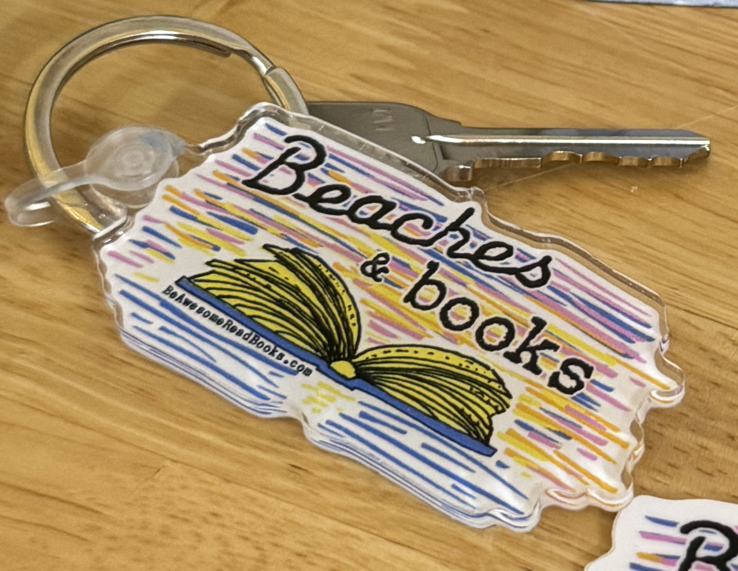 *New* 🏖️📖Beaches and Books Keychain