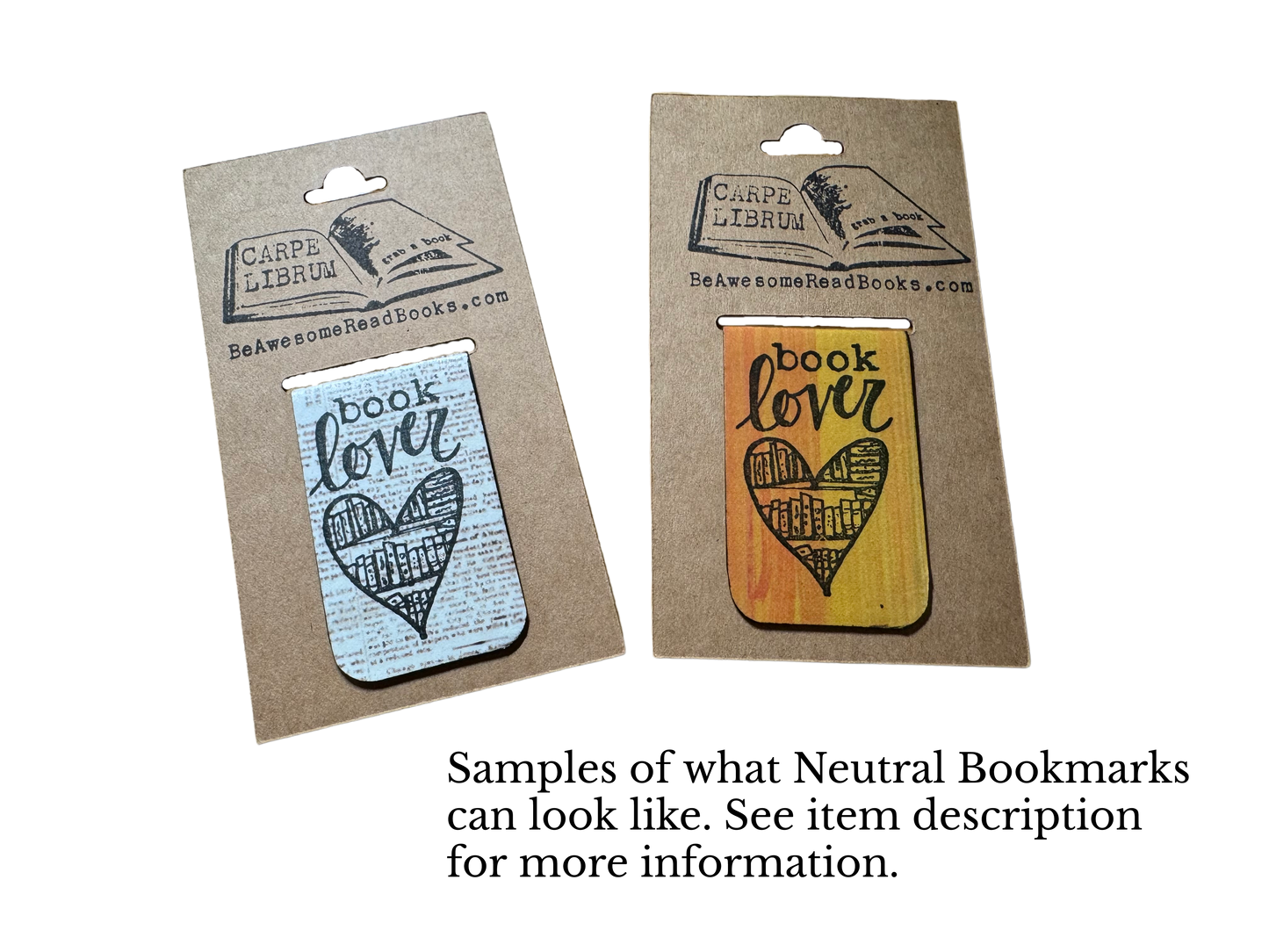 *New* 📖💖Book Lover Single Magnetic Bookmark