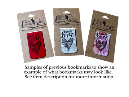 🎁 *New* 📖💖Book Lover Single Magnetic Bookmark (100% off)