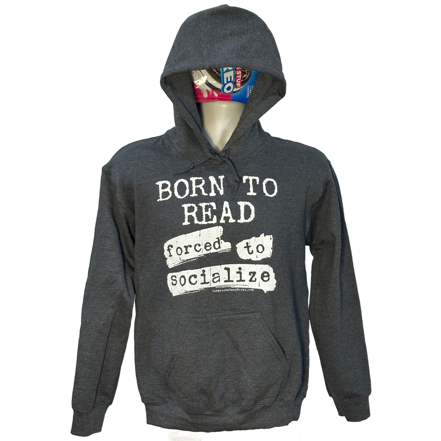 Born to read forced to socialize Hooded Sweatshirt Youth