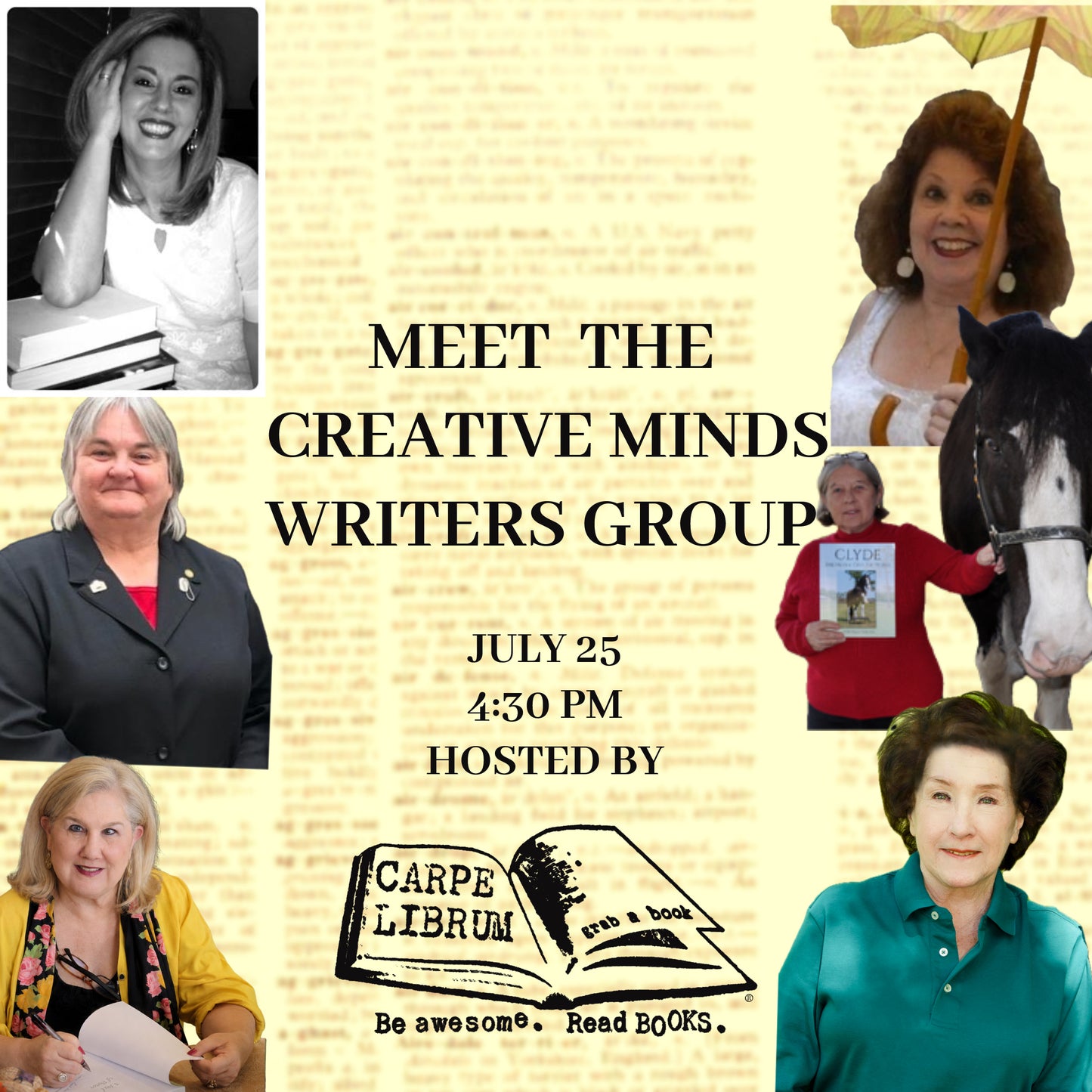 Creative Minds Writers Group (July 25, 4:30pm)