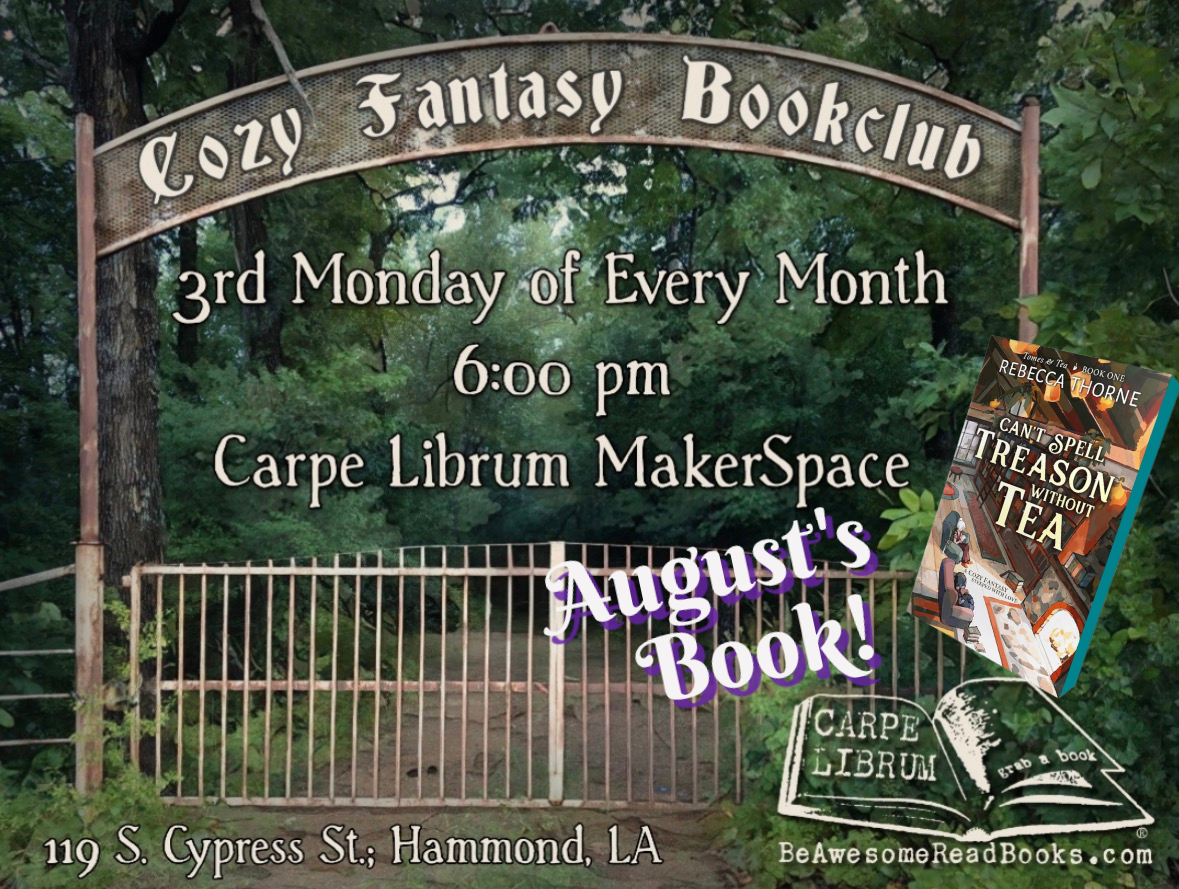 Cozy Fantasy Book Club -  (Aug 17th - 6:00pm)