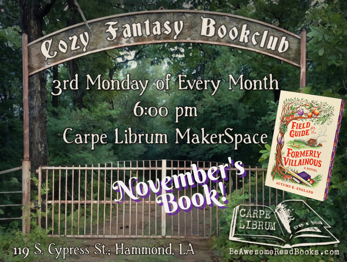 Cozy Fantasy Book Club -  (Nov 16th - 6:00pm)