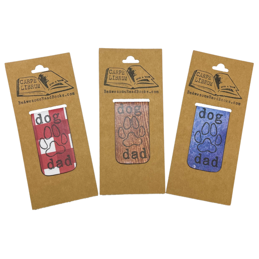 Dog Dad Single Magnetic Bookmark