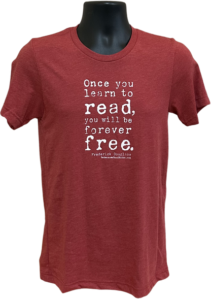 ⛓️‍💥New Once You Learn to Read Frederick Douglass T-shirt🗽