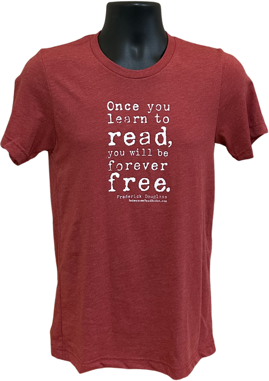 ⛓️‍💥New Once You Learn to Read Frederick Douglass T-shirt🗽
