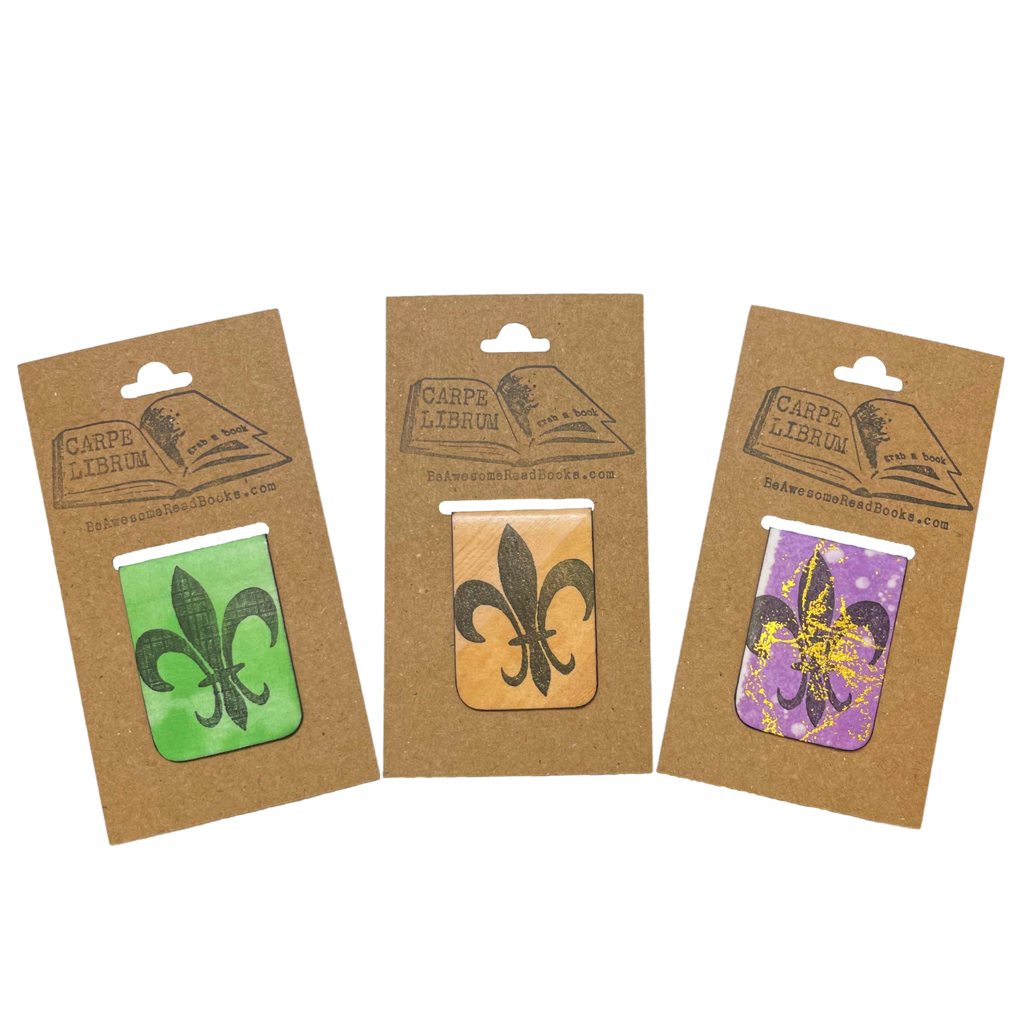 Fleur de Lis Single Magnetic Bookmark