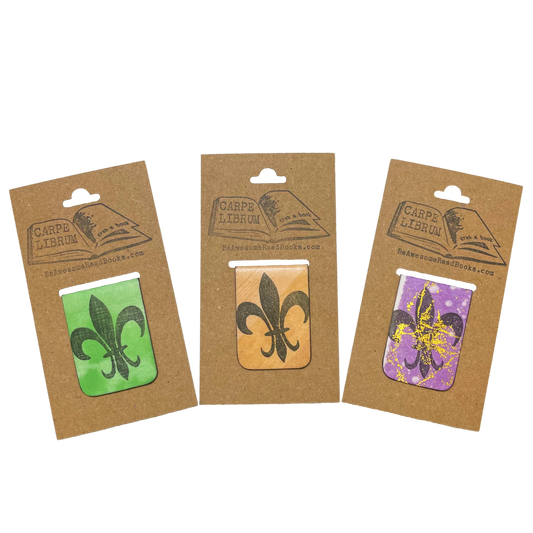 Fleur de Lis Single Magnetic Bookmark