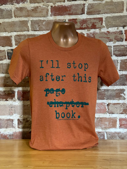 I’ll Stop After This Page Chapter Book Crewneck T-Shirt