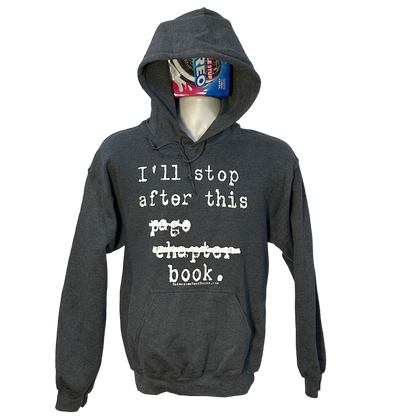 I’ll Stop After This Page Chapter Book Hooded Sweatshirt Youth