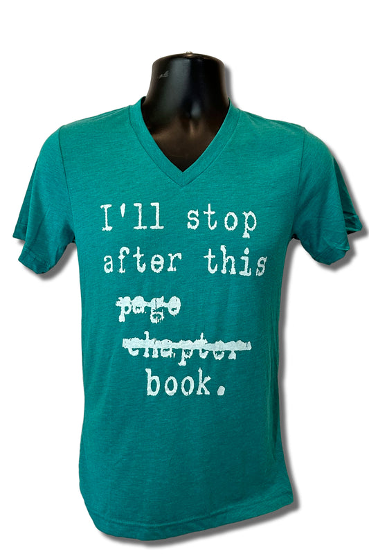I’ll Stop After This Page Chapter Book V-neck T-Shirt
