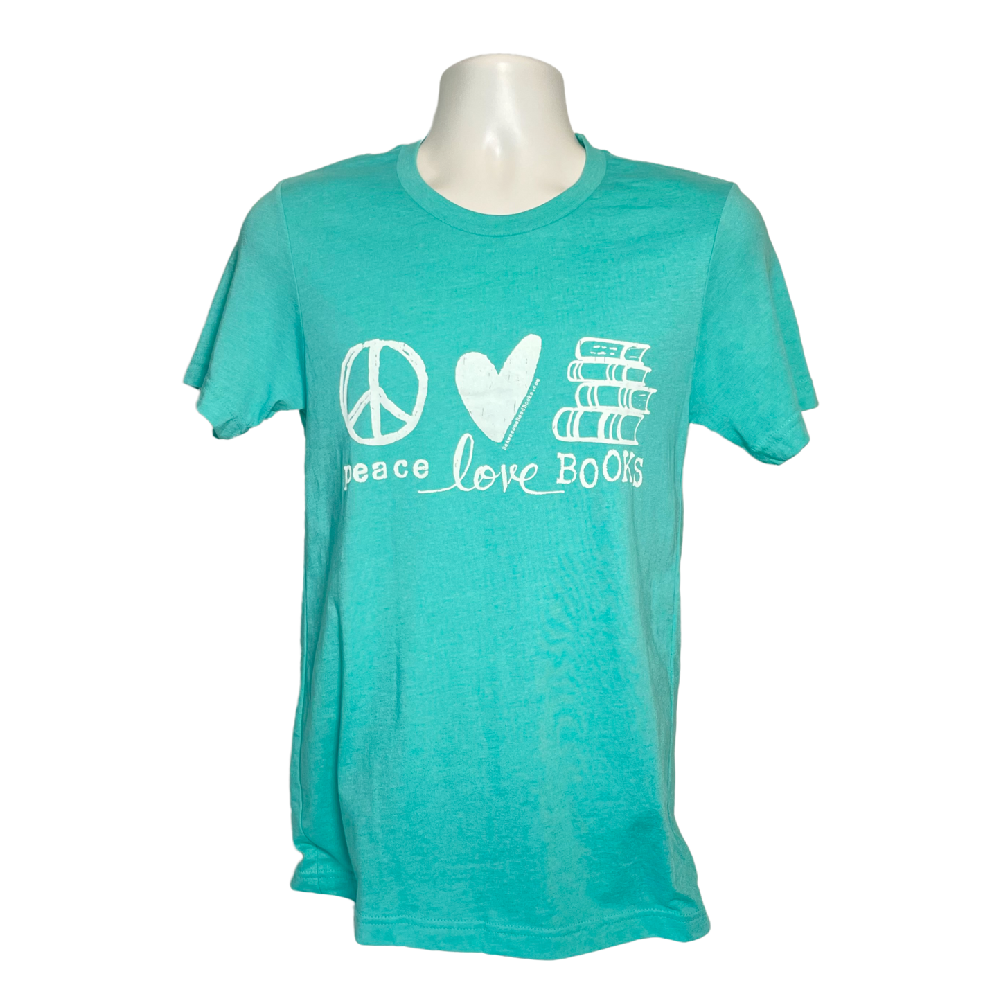 Peace Love Books Crewneck T-shirt