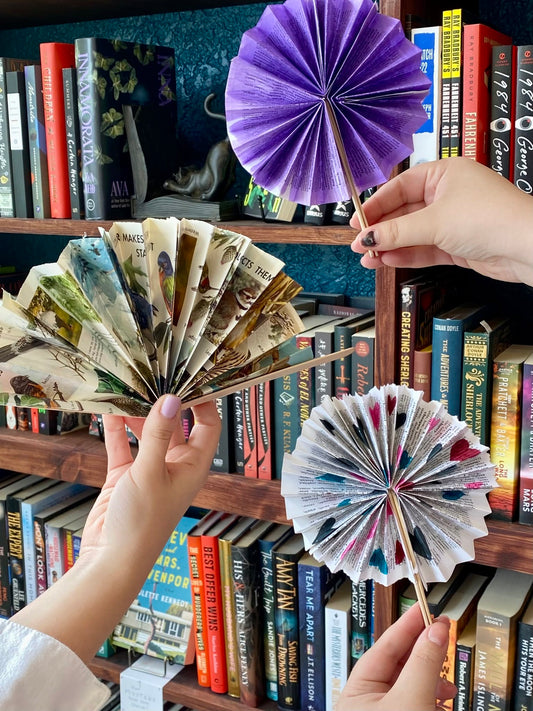 Craft Night: Book Page Paper Fans (July 30-6pm)