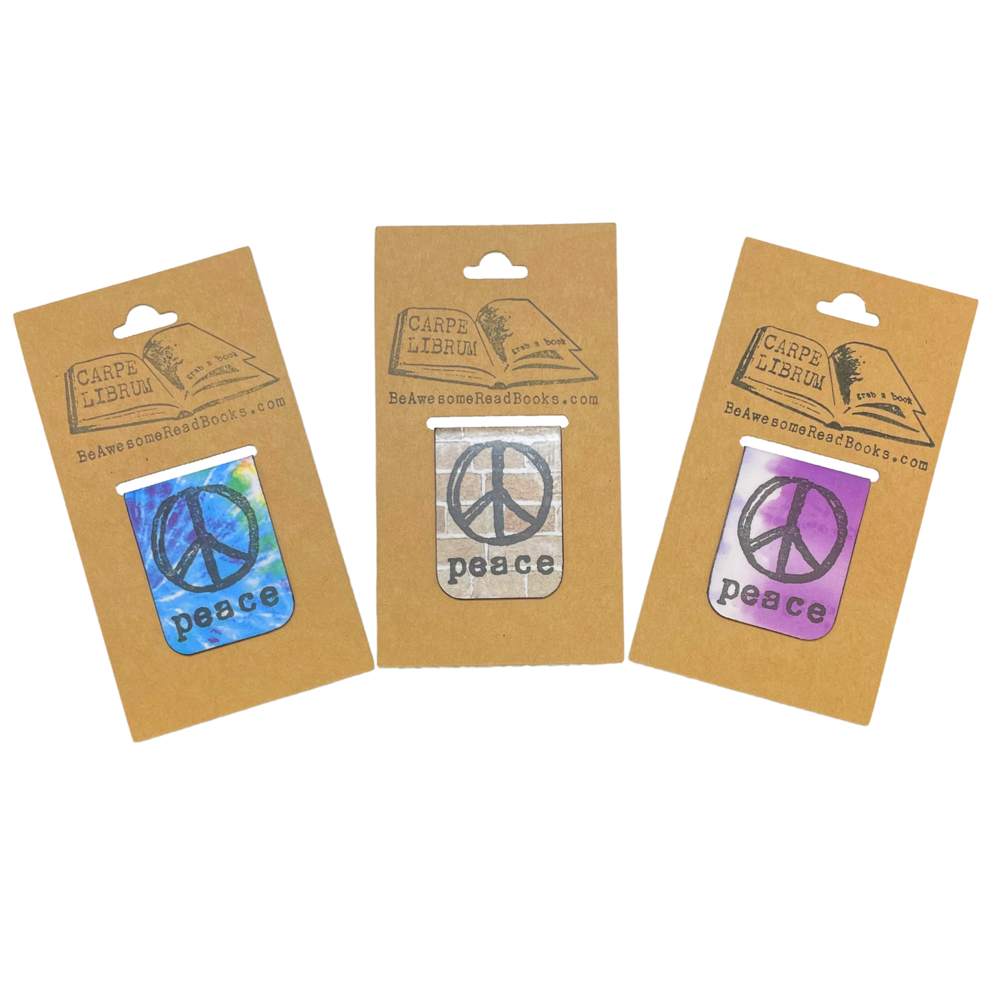 Peace Single Magnetic Bookmark