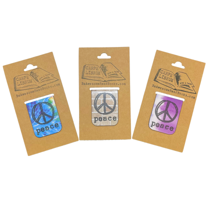 Peace Single Magnetic Bookmark