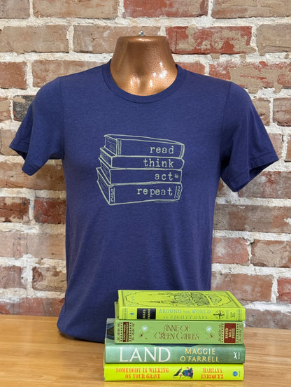 Read Think Act Repeat 2026 T-Shirt