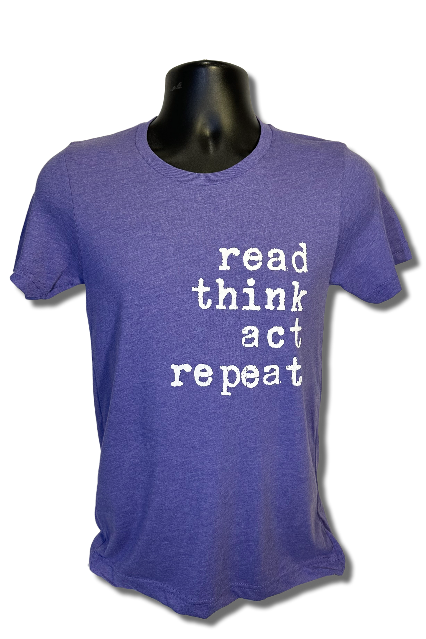 Read Think Act Repeat Crewneck T-Shirt