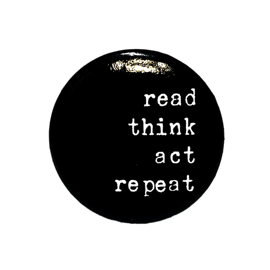 Read Think Act Repeat Button