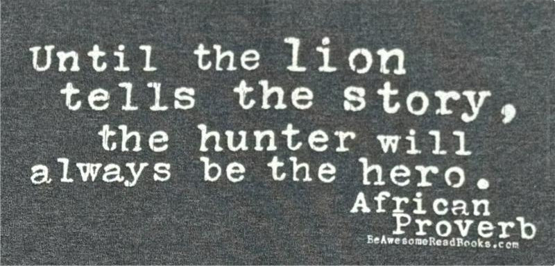 Until the Lion (African Proverb) Hooded Sweatshirt