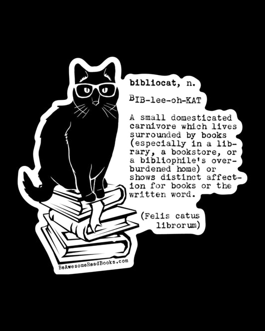 Bibliocat Sticker