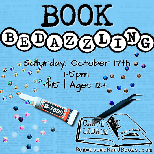 Craft Night: Book Bedazzling (October 17th - 1pm) LIMITED AVAILABILITY