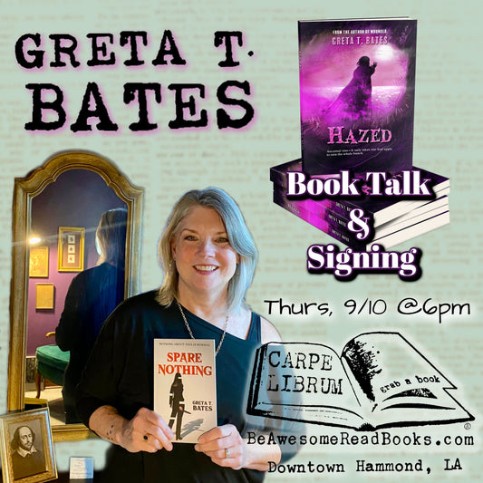 Greta Bates Book Talk & Signing (Sept. 10th - 6pm)