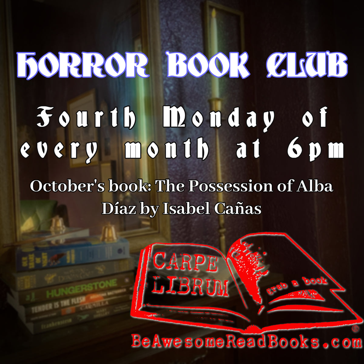 Horror Book Club (Oct. 26th - 6pm)