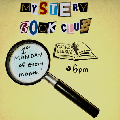 Mystery Book Club - Monthly Meeting -  (Aug 3rd - 6:00pm)