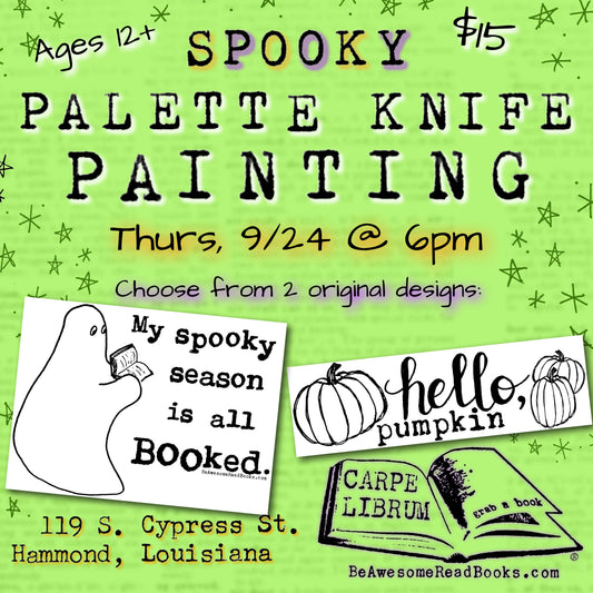 Craft Night: Spooky Palette Knife Painting (Thurs. Sept 24th - 6pm)
